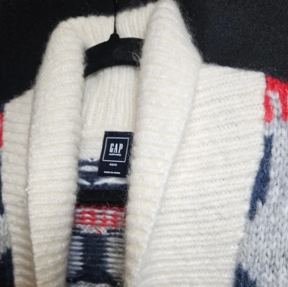 Gap Aztec Open Cardigan XS Small - Picture 2 of 15